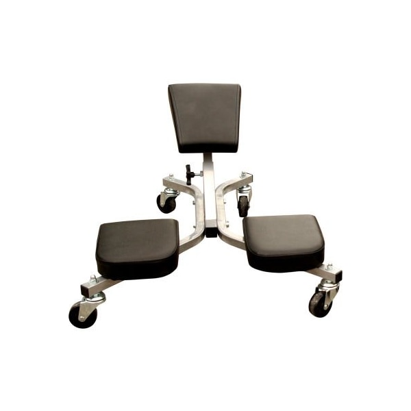 S And H Industries Keysco Knee Saver Work Seat, Steel, 24"W x 28"D x 12"H, 300Lbs Capacity 78033 - main